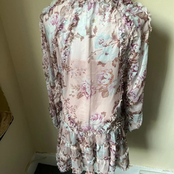 o.p.t. Floral Ruffle Dress, size small - Picture 4 of 4